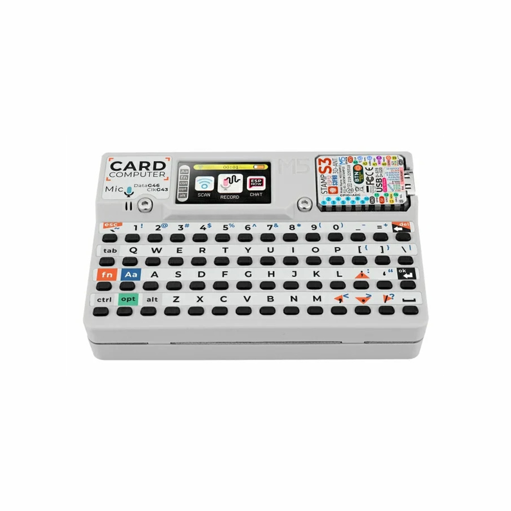 Портативный программируемый мини-компьютер M5Stack Cardputer Kit